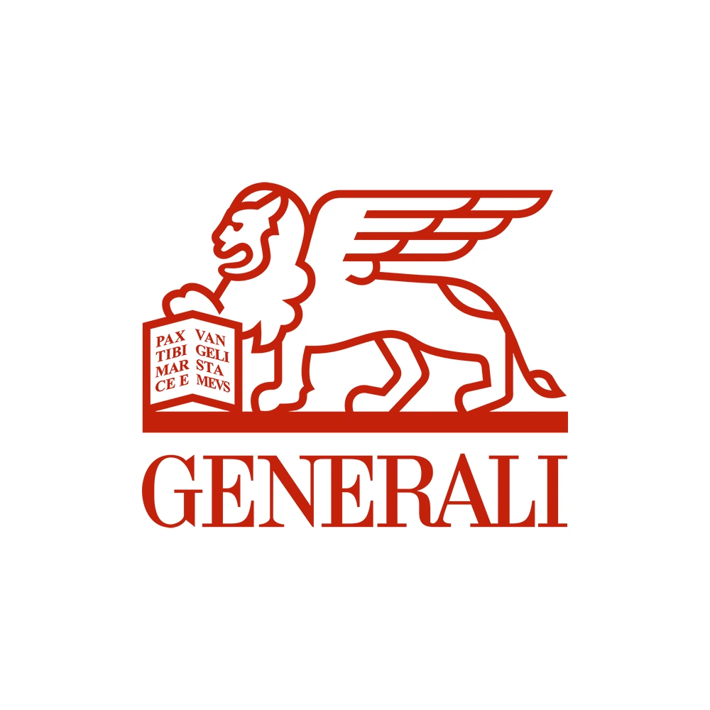 Logo du partenaire Generali, spécialiste européen de l’assurance, de la prévoyance et de la gestion patrimoniale.